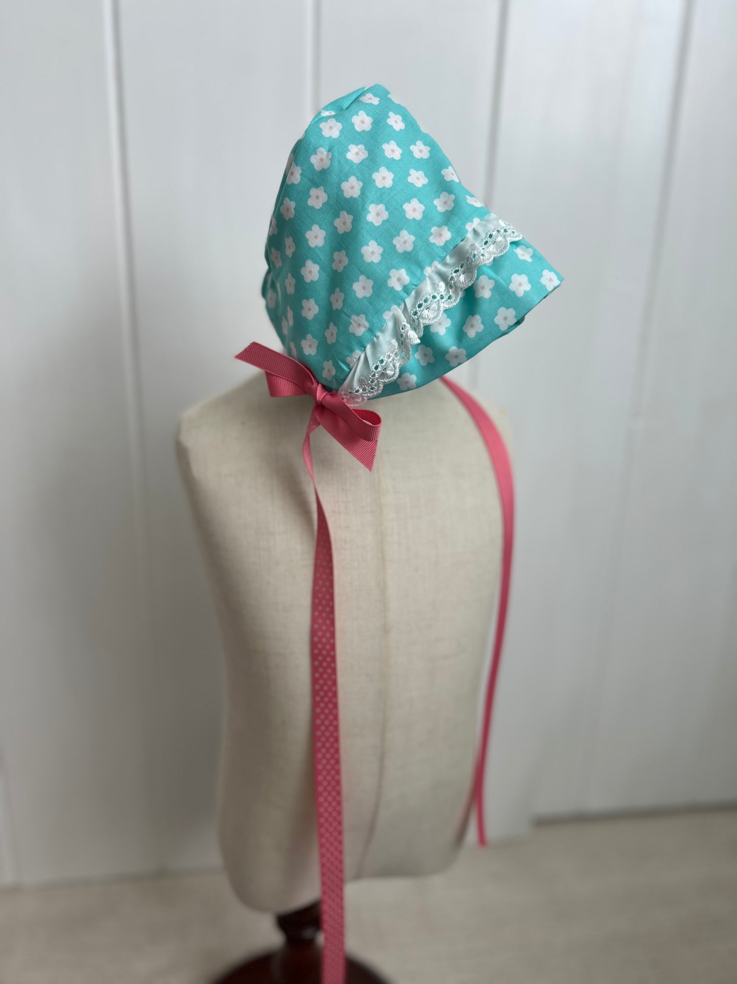 Eyelet Flower Bonnet