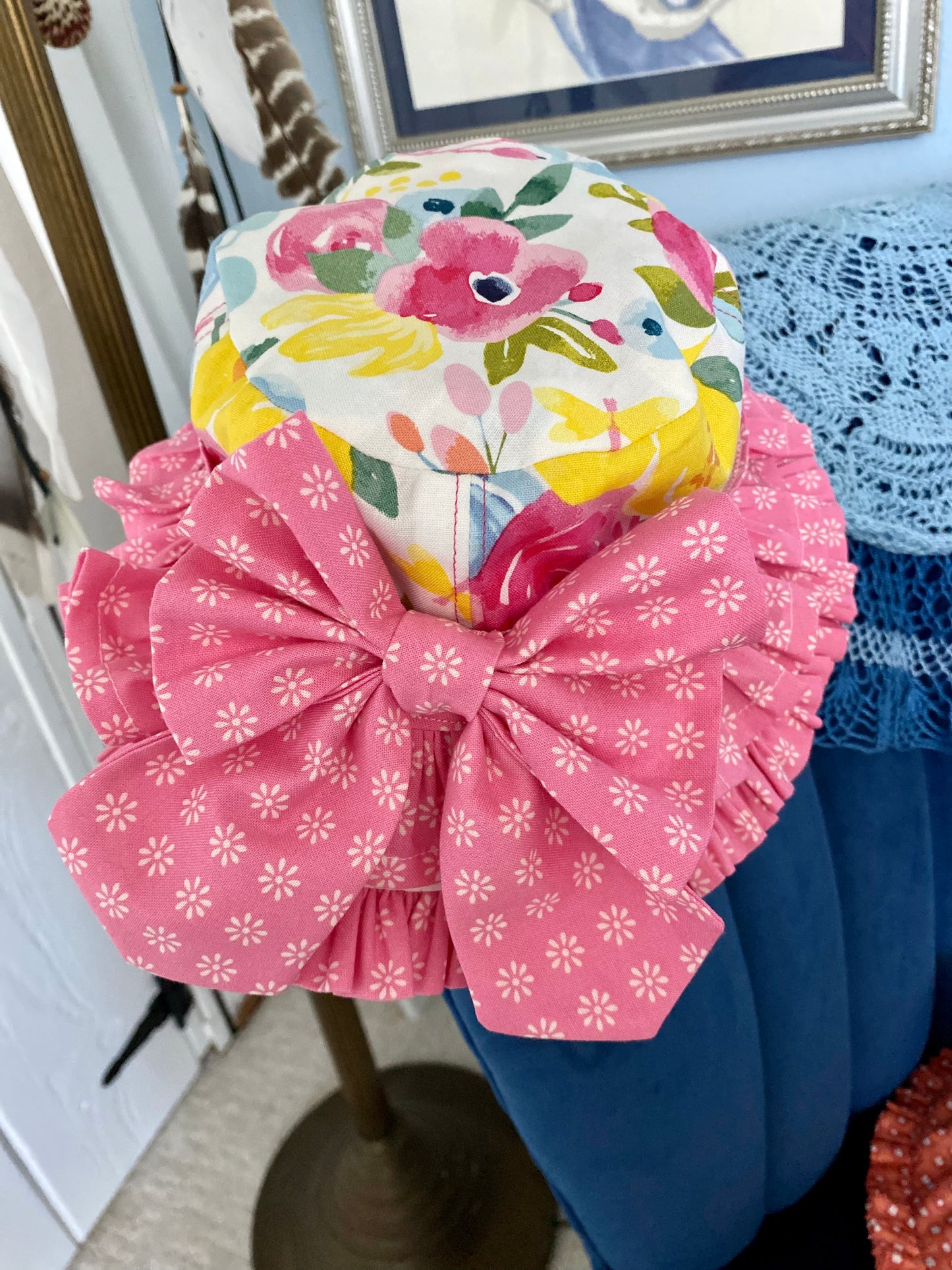 Hat Pink Floral