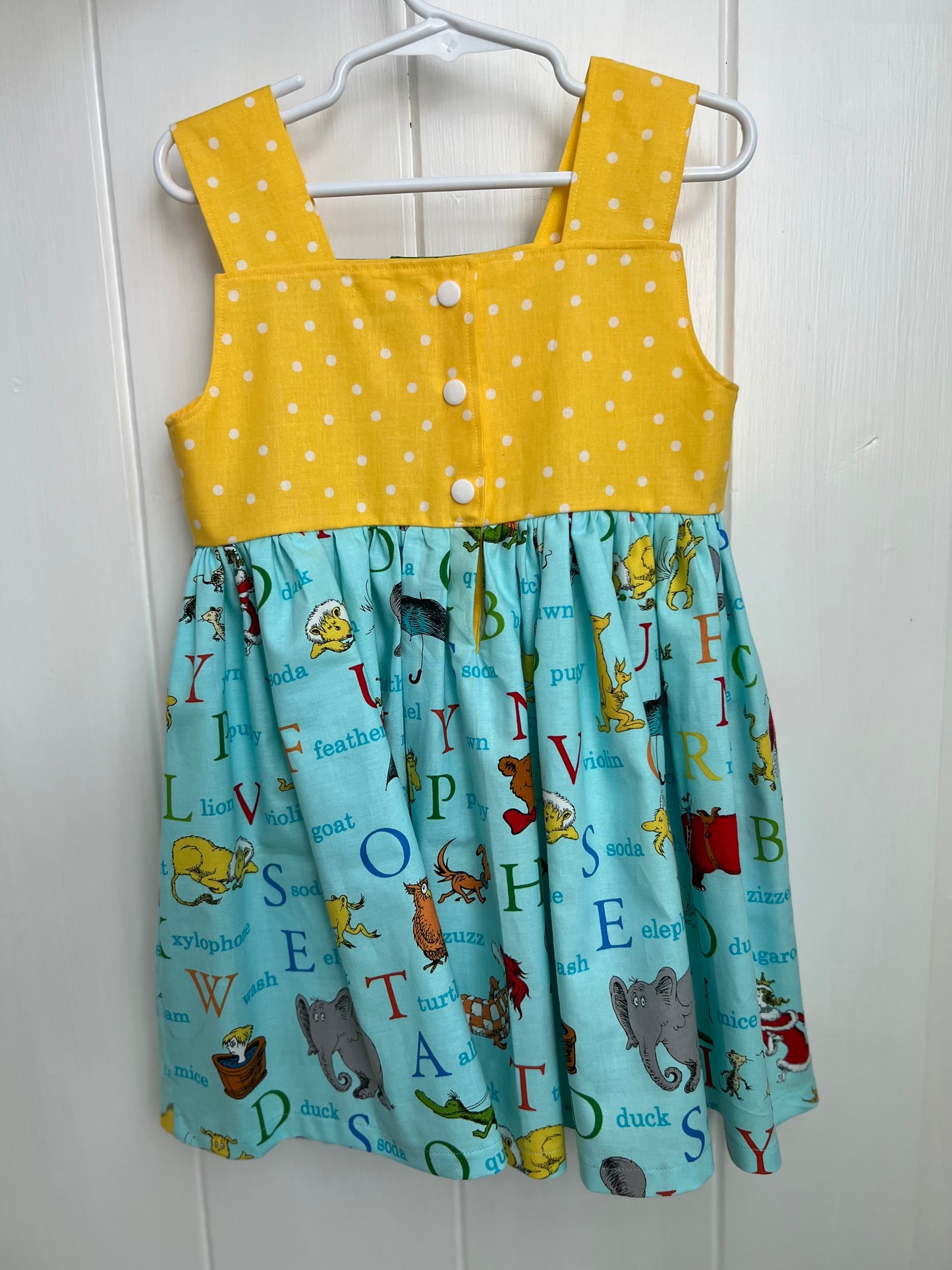 Yellow and Baby Blue Dr. Seuss