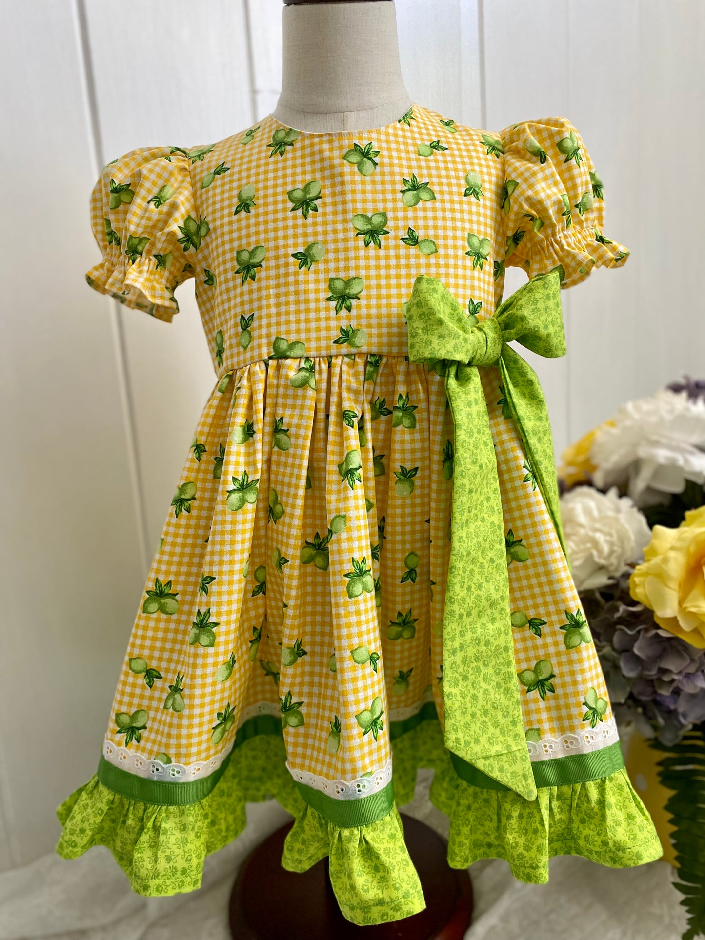 Yellow with bow