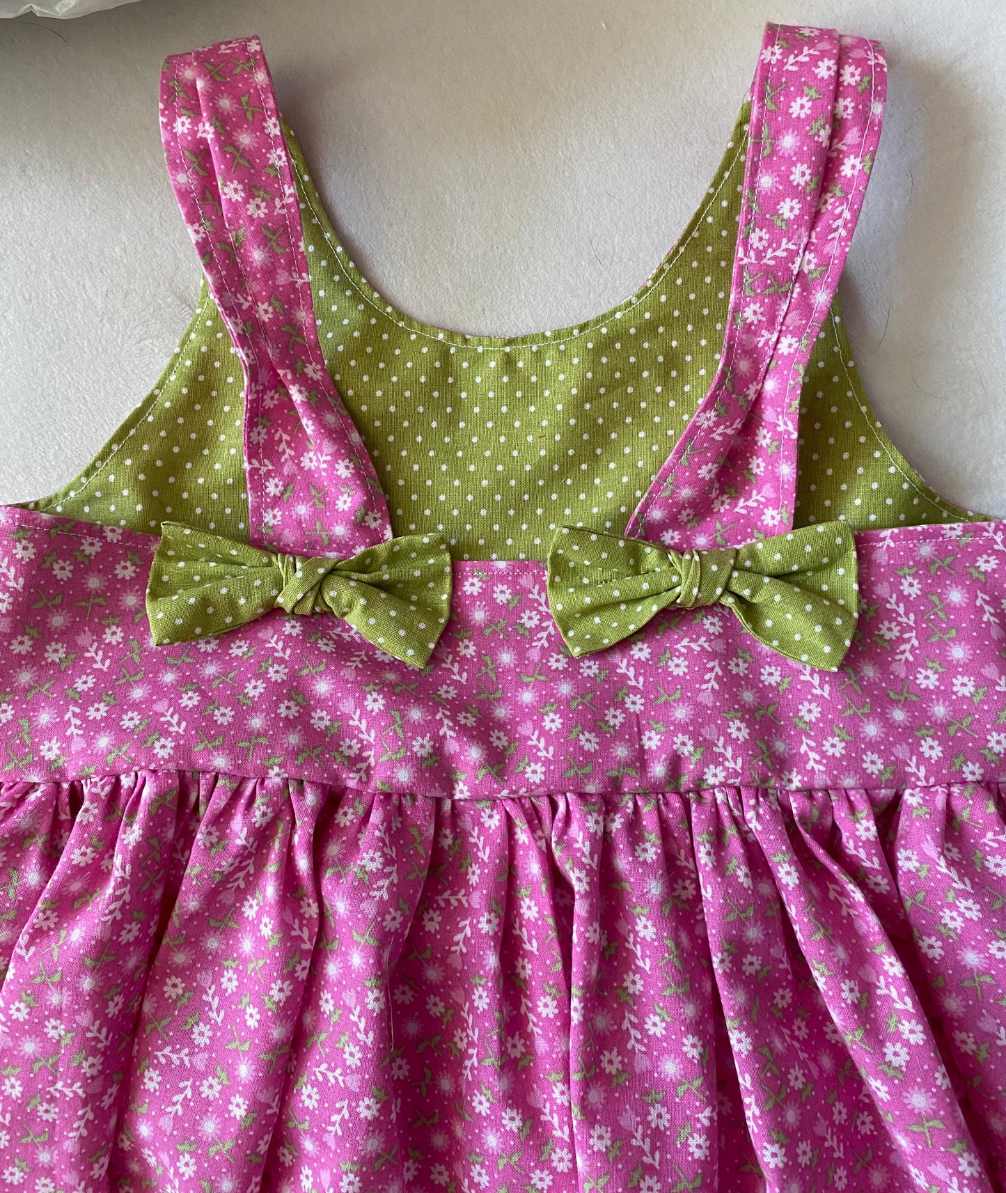 Pink and Green